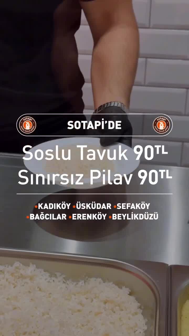 Sotapi Üsküdar | Soslu Tavuk Pilav