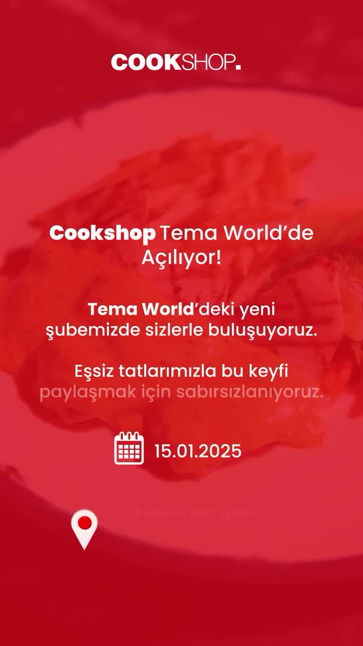 Cookshop. İstinye Park İzmir video